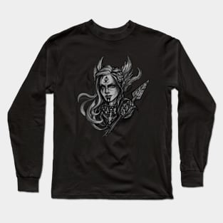 Valkyrie - nordic guide to Valhalla Long Sleeve T-Shirt